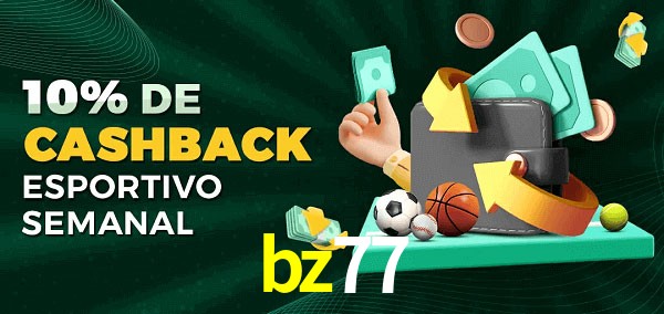 10% de bônus de cashback na bz77